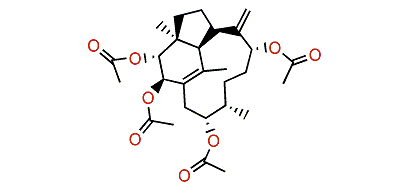 (2R,3R,4S,7R,9R,12S,13R,16S)-Trinervita-1(15),8(19)-diene-2,3,9,13-tetrayl tetraacetate